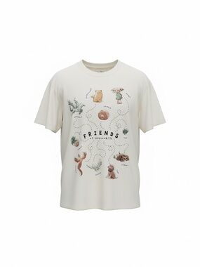 Harry Potter Friends at Hogwarts  Licensed Graphic Short Sleeve Shirt